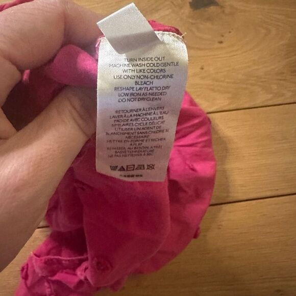 Anthropologie Pilcro Adira textured button down pink xs - Picture 8 of 9